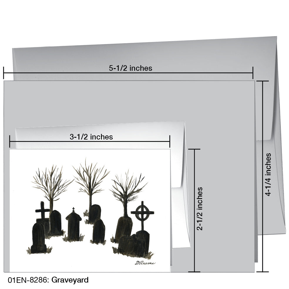 Graveyard, Greeting Card (8286), Enclosure, printedcanvas.com