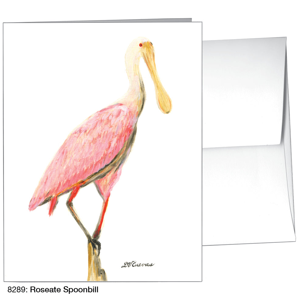 Roseate Spoonbill, Greeting Card (8289), A2, printedcanvas.com