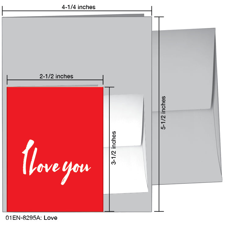 Love, Greeting Card (#8295A)