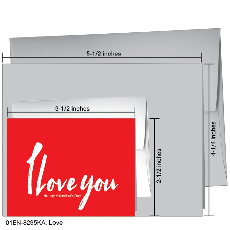 Love, Greeting Card (#8295KA)