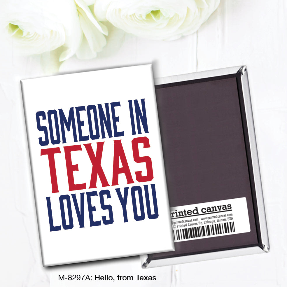 Hello, from Texas, Magnet (M-8297A)
