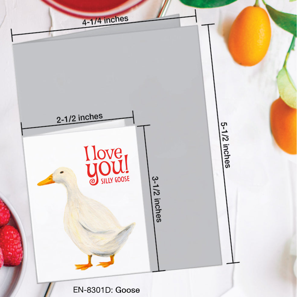 Goose, Greeting Card (#8301D)