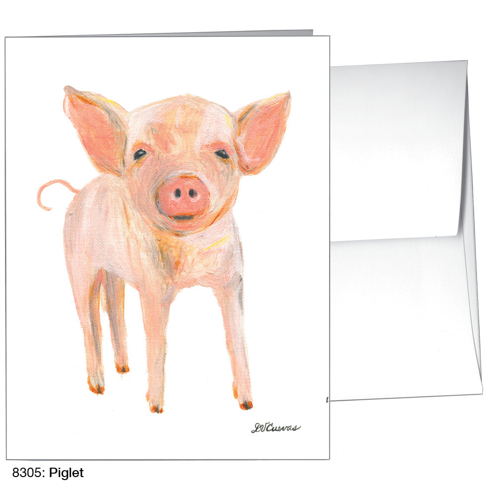 Piglet, Greeting Card (8305), A2, printedcanvas.com