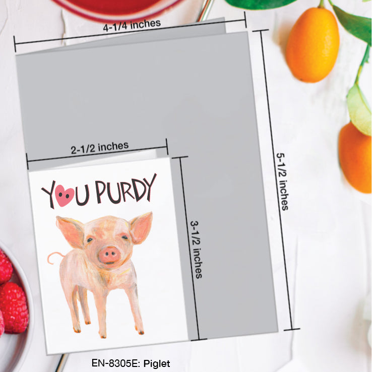 Piglet, Greeting Card (#8305E)