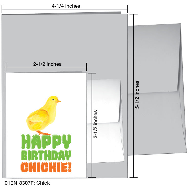 Chick, Greeting Card (8307F)