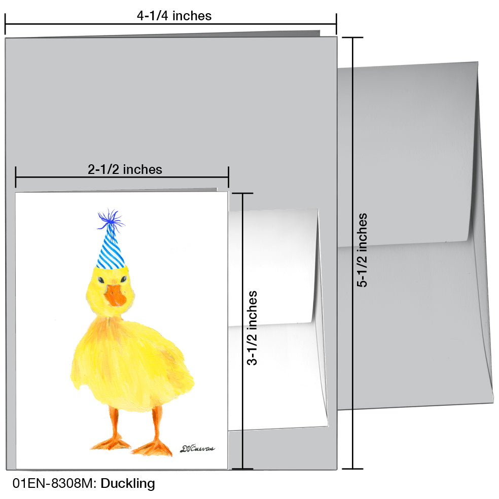 Duckling, Greeting Card (8308M)