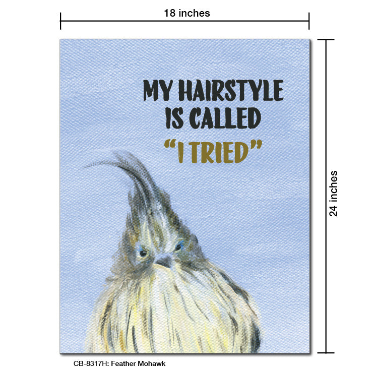 Feather Mohawk, Card Board (8317H)