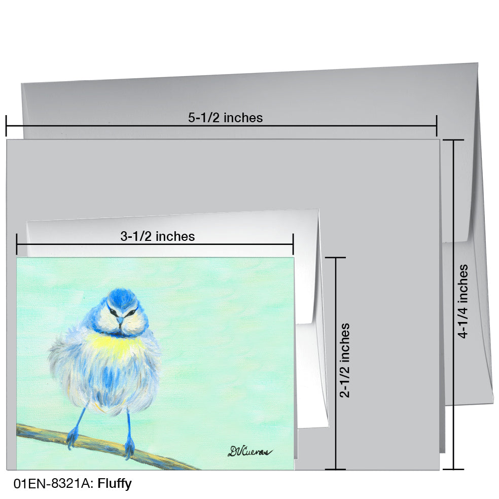 Fluffy, Greeting Card (8321A), Enclosure, printedcanvas.com