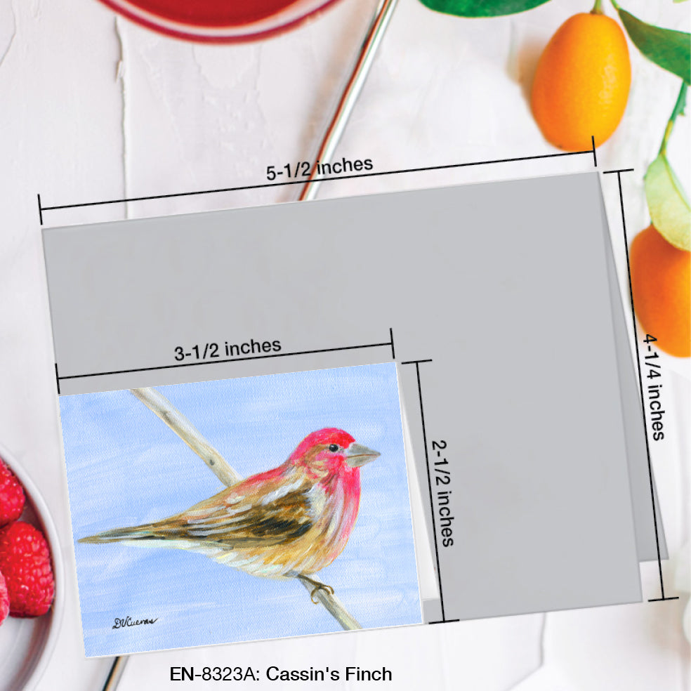 Cassin's Finch, Greeting Card (#8323A)