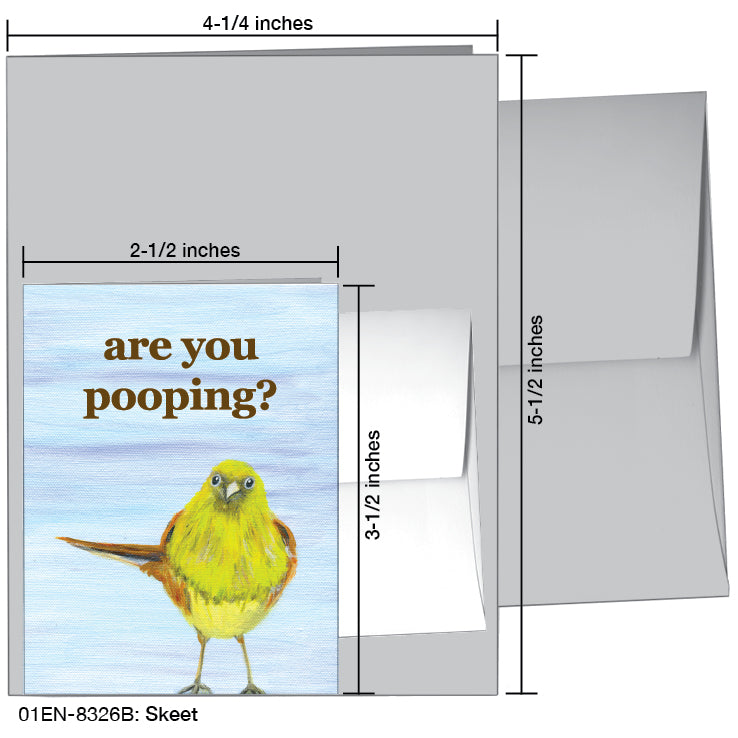 Skeet, Greeting Card (#8326B)