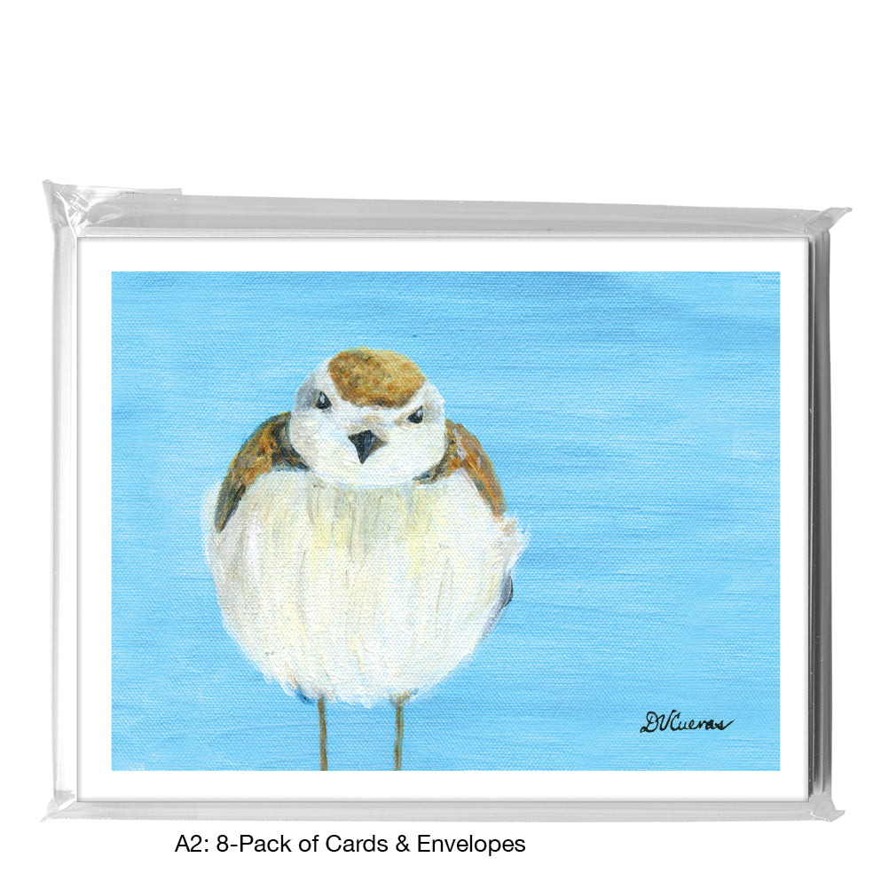 Round Fluff, Greeting Card (8328A), A2 Card 8-Pack, www.printedcanvas.com