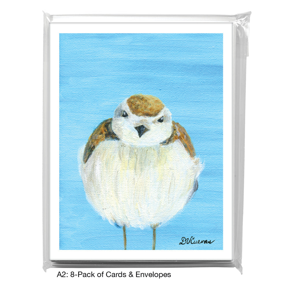 Round Fluff, Greeting Card (8328D), A2 Card 8-Pack, www.printedcanvas.com
