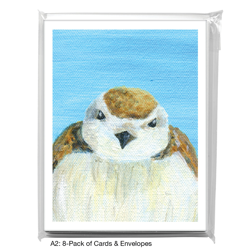 Round Fluff, Greeting Card (8328H), A2 Card 8-Pack, www.printedcanvas.com