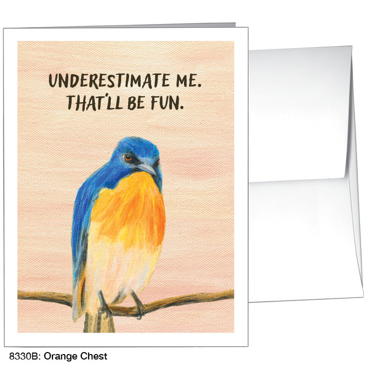 Orange Chest, Greeting Card (8330B), A2 Card Front, www.printedcanvas.com