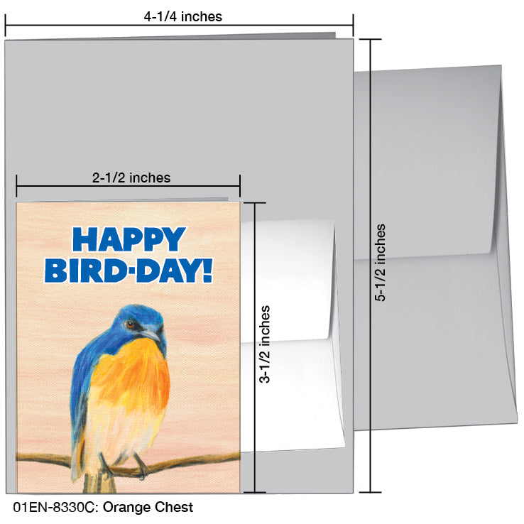 Orange Chest, Greeting Card (8330C), Enclosure Card, www.printedcanvas.com