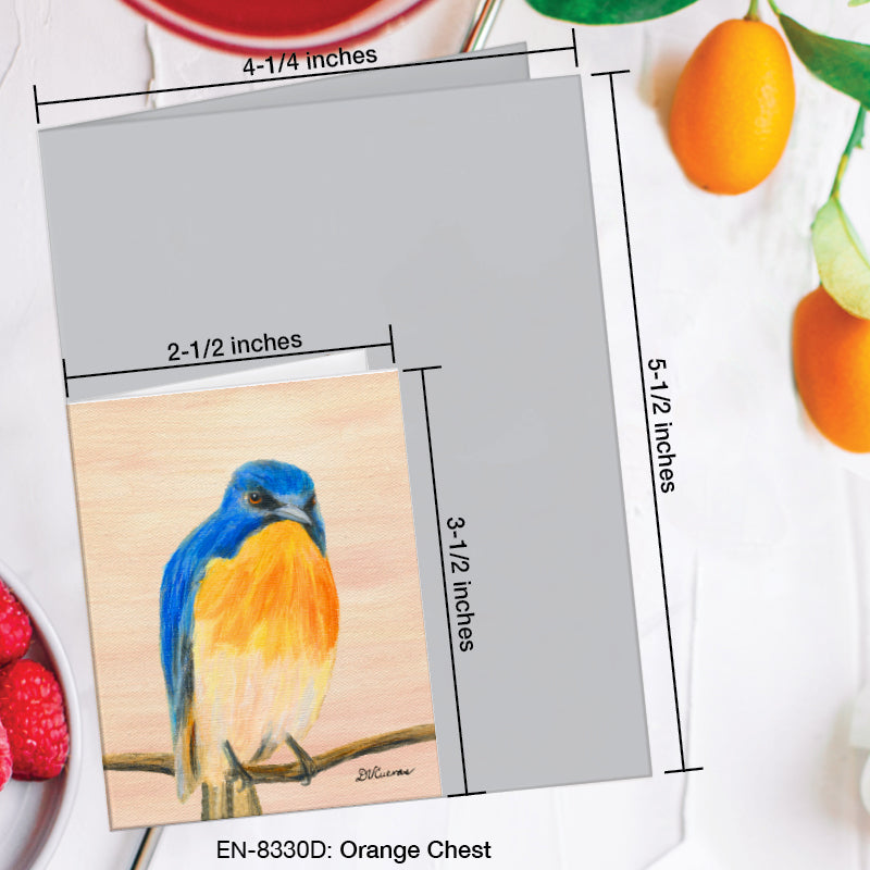 Orange Chest, Greeting Card (8330D), Enclosure Card, www.printedcanvas.com