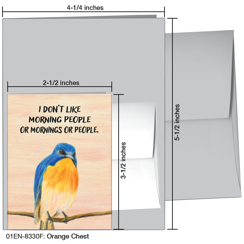 Orange Chest, Greeting Card (8330F), Enclosure, www.printedcanvas.com