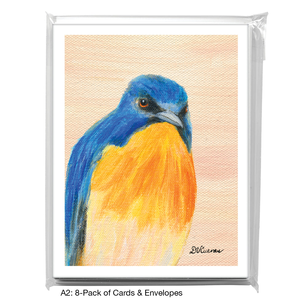 Orange Chest, Greeting Card (8330G), A2 Card 8-Pack, www.printedcanvas.com