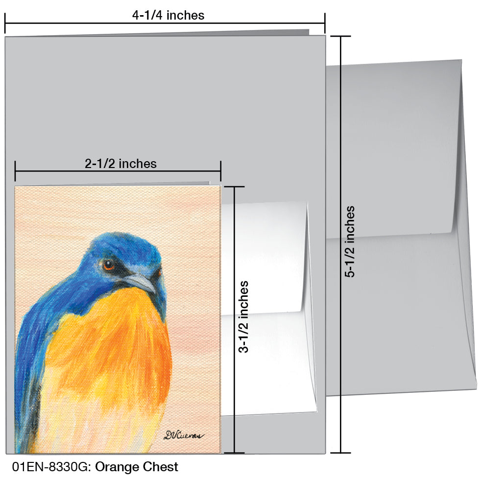 Orange Chest, Greeting Card (8330G), Enclosure Card, www.printedcanvas.com