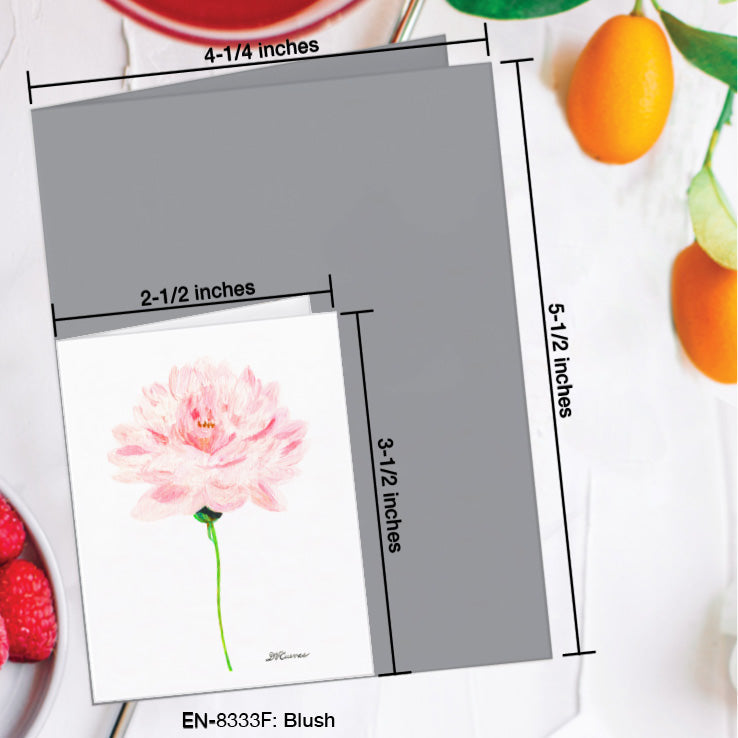 Blush, Greeting Card (8333F), Enclosure Card, www.printedcanvas.com