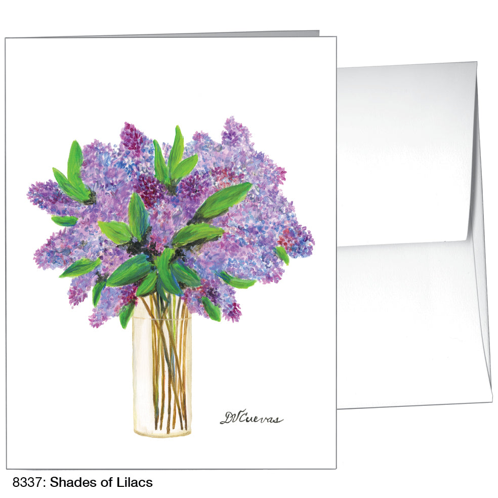 Shades of Lilacs, Greeting Card (8337), A2, printedcanvas.com