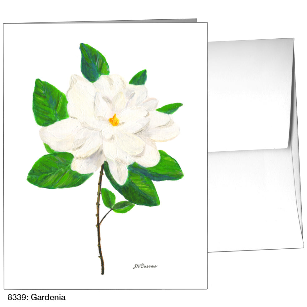 Gardenia, Greeting Card (8339), A2, printedcanvas.com