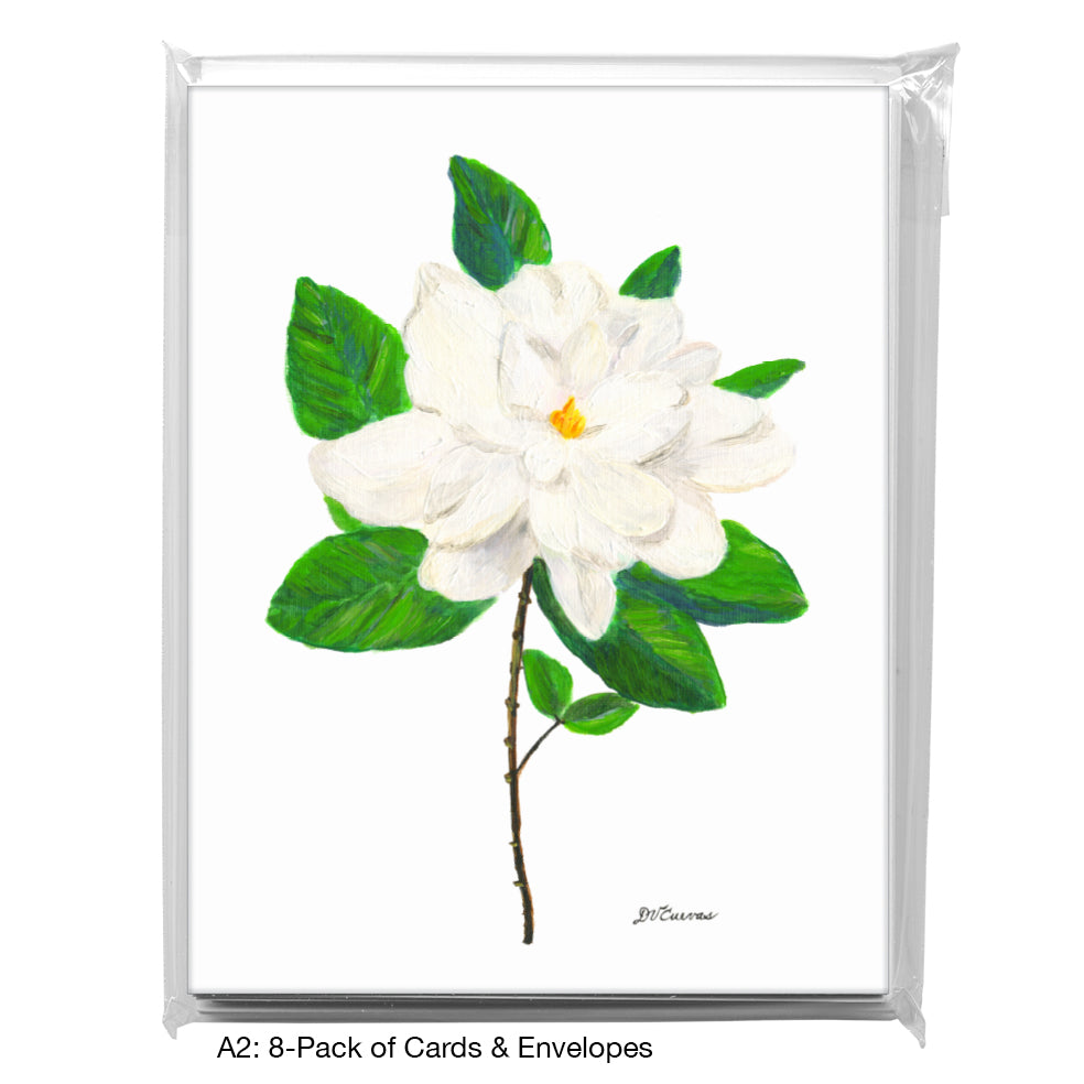 Gardenia, Greeting Card (8339), A2 8-Pack, printedcanvas.com