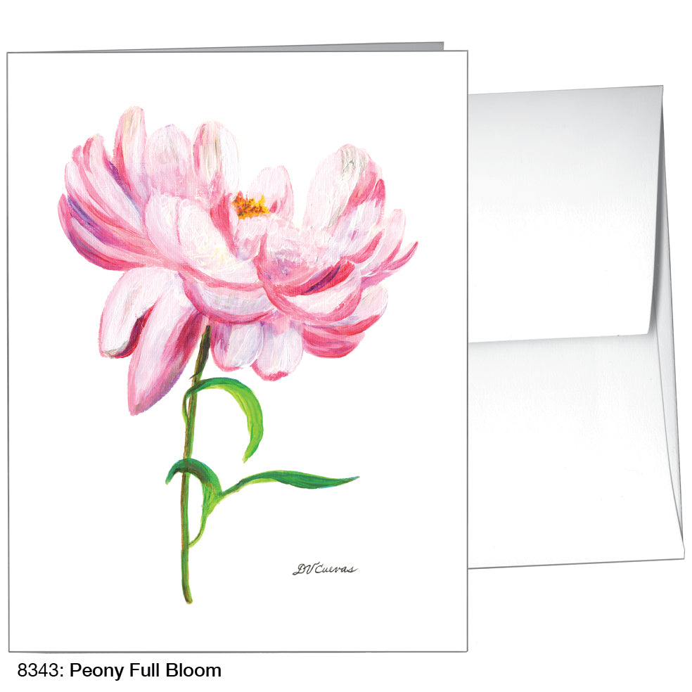 Peony Full Bloom, Greeting Card (8343), A2, printedcanvas.com