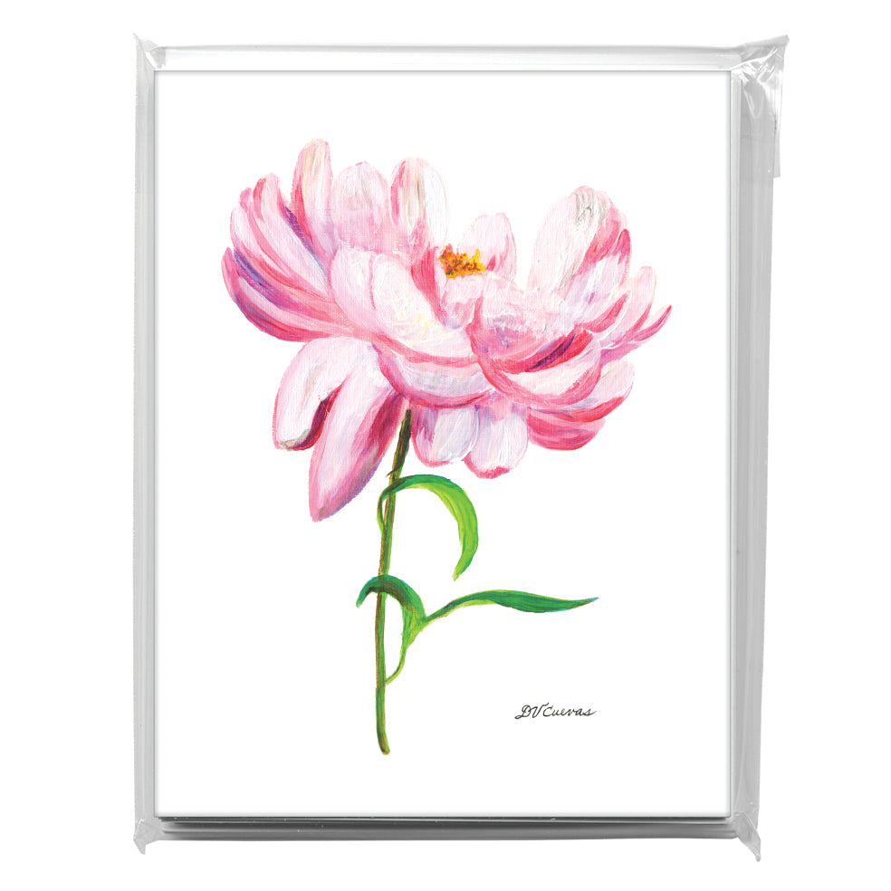 Peony Full Bloom, Greeting Card (8343), A2 8-Pack, printedcanvas.com