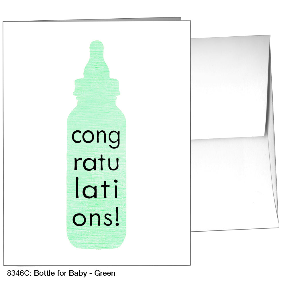 Bottle For Baby, Greeting Card (8346C), A2, printedcanvas.com