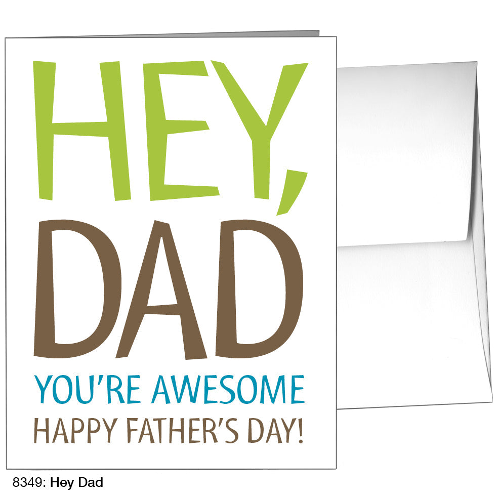 Hey Dad, Greeting Card (8349), A2, printedcanvas.com
