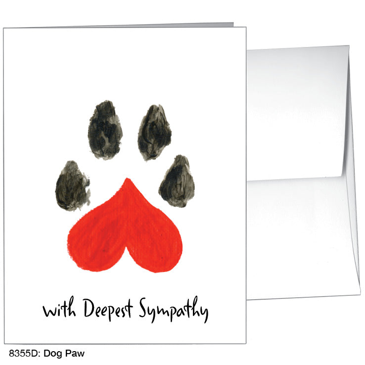 Dog Paw, Greeting Card (8355D), A2 Card, printedcanvas.com