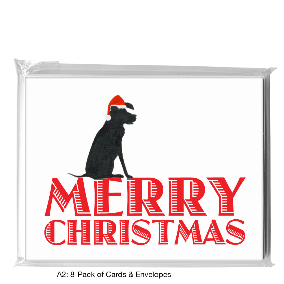 Dog Silhouette, Greeting Card (8361EA)