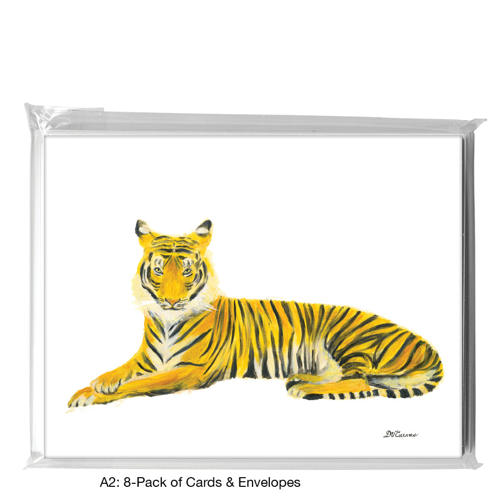Tiger, Greeting Card (8365), A2 8-Pack, printedcanvas.com