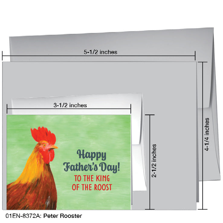 Peter Rooster, Greeting Card (8372A)
