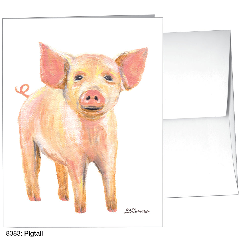 Pigtail, Greeting Card (8383), A2, printedcanvas.com