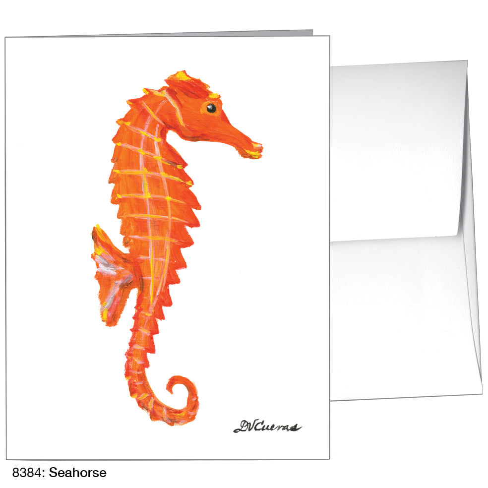 Seahorse, Greeting Card (8384B), A2 Card Front, www.printedcanvas.com