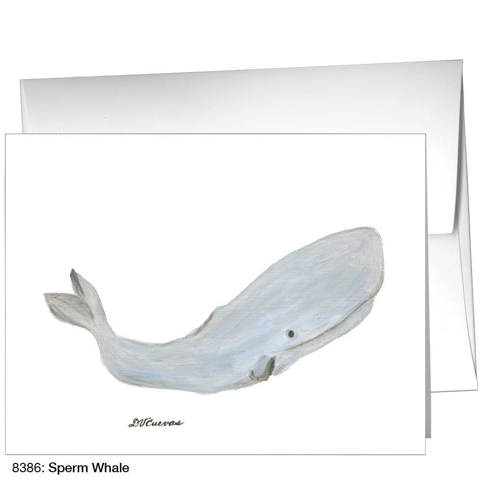 Sperm Whale, Greeting Card (8386), A2, printedcanvas.com