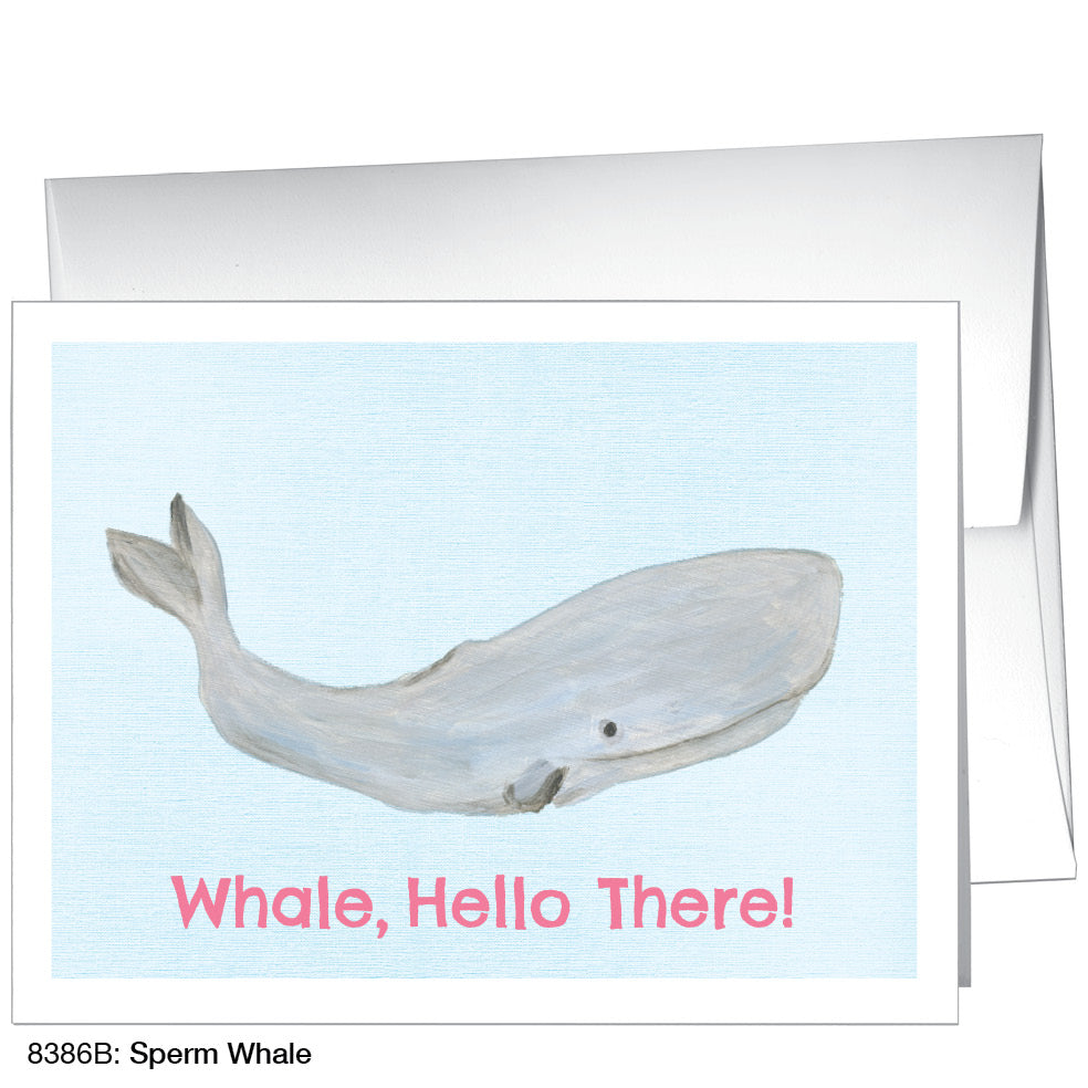 Sperm Whale, Greeting Card (8386B), A2, printedcanvas.com
