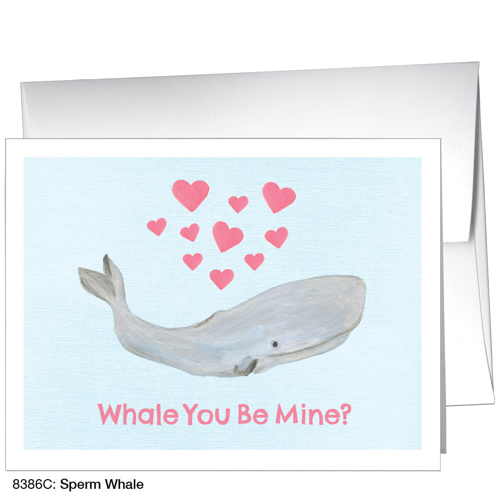 Sperm Whale, Greeting Card (8386C), A2, printedcanvas.com
