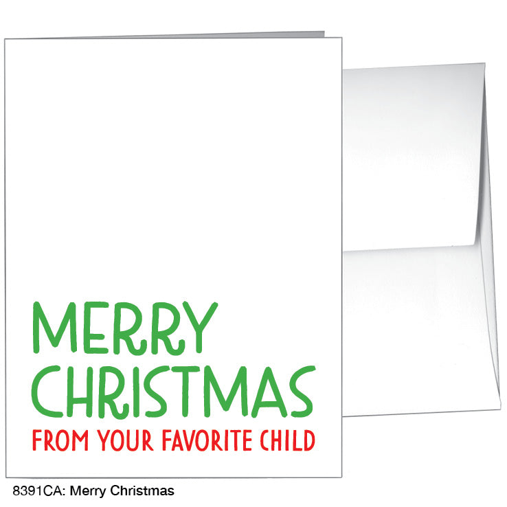 Merry Christmas, Greeting Card (8391CA), A2 Card, www.printedcanvas.com