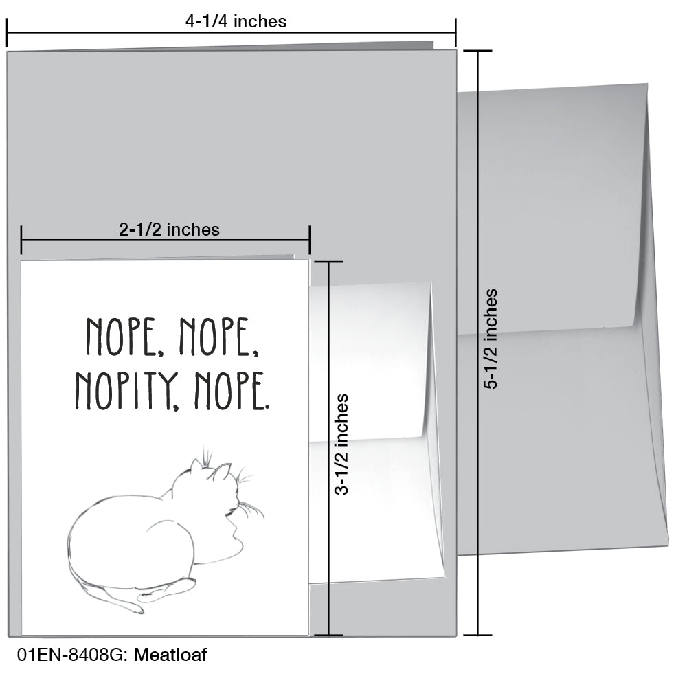 Meatloaf, Greeting Card (8408G), Enclosure, www.printedcanvas.com