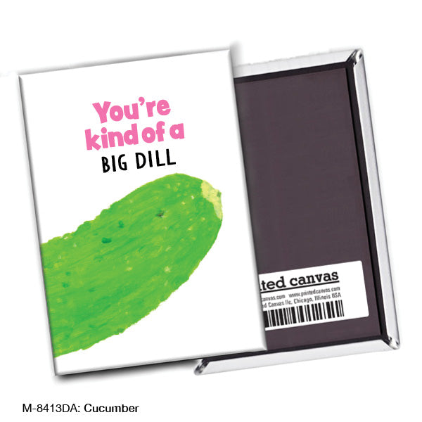 Cucumber, Magnet (M-8413DA), front, printedcanvas.com