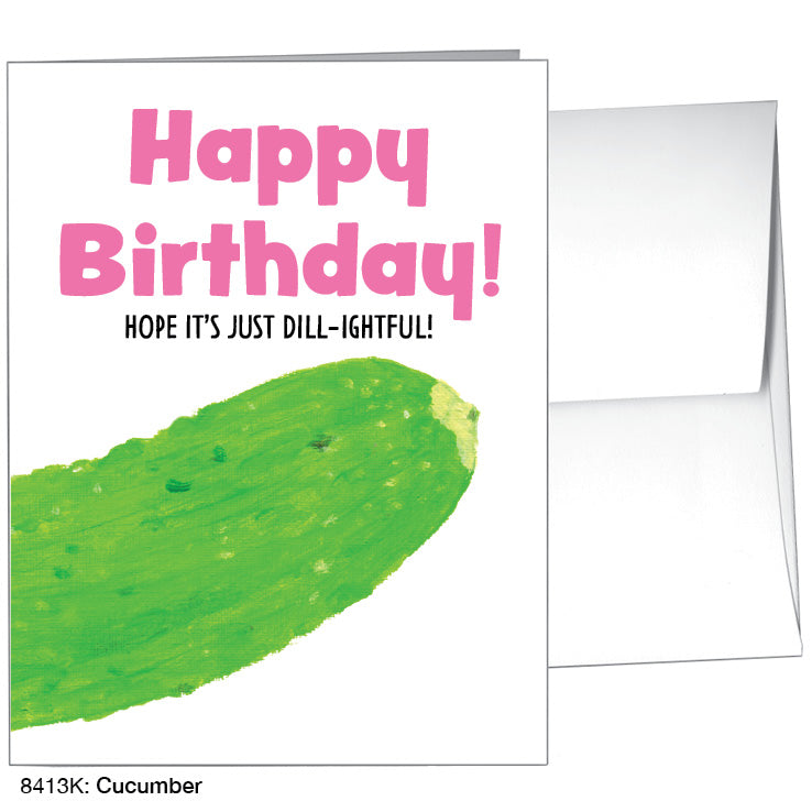 Cucumber, Greeting Card (8413K)