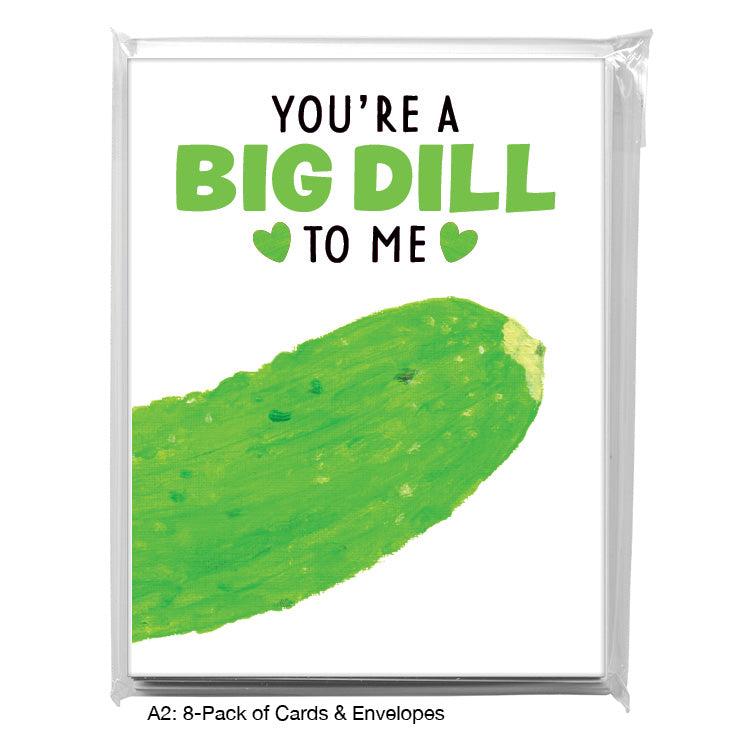 Cucumber, Greeting Card (8413UA), A2 Card 8-Pack, www.printedcanvas.com