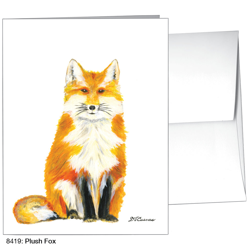 Plush Fox, Greeting Card (8419), A2, printedcanvas.com