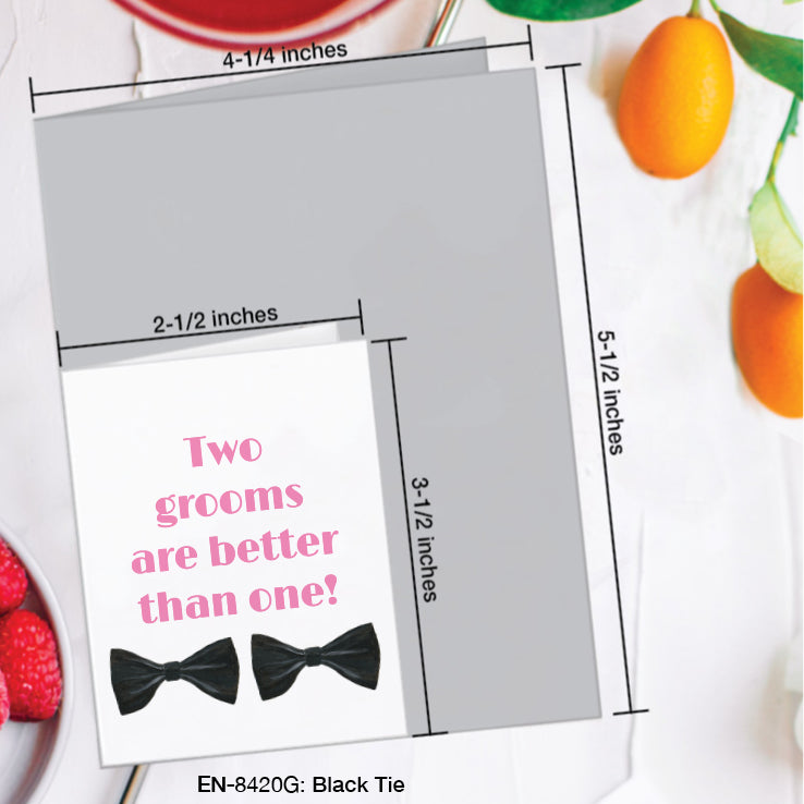 Black Tie, Greeting Card (#8420G)