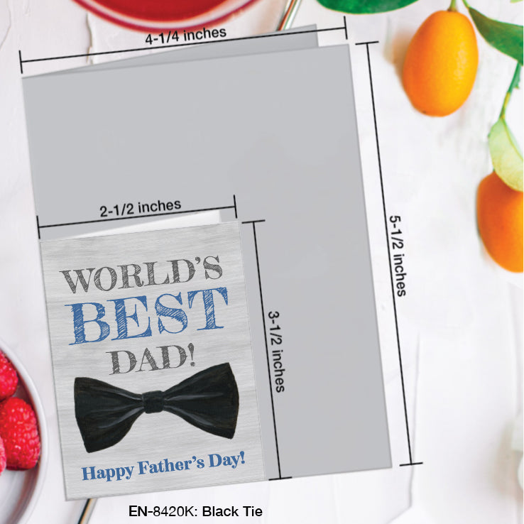 Black Tie, Greeting Card (#8420K)