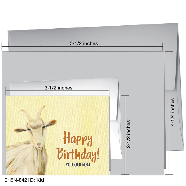 Kid, Greeting Card (8421D), Enclosure Card, www.printedcanvas.com