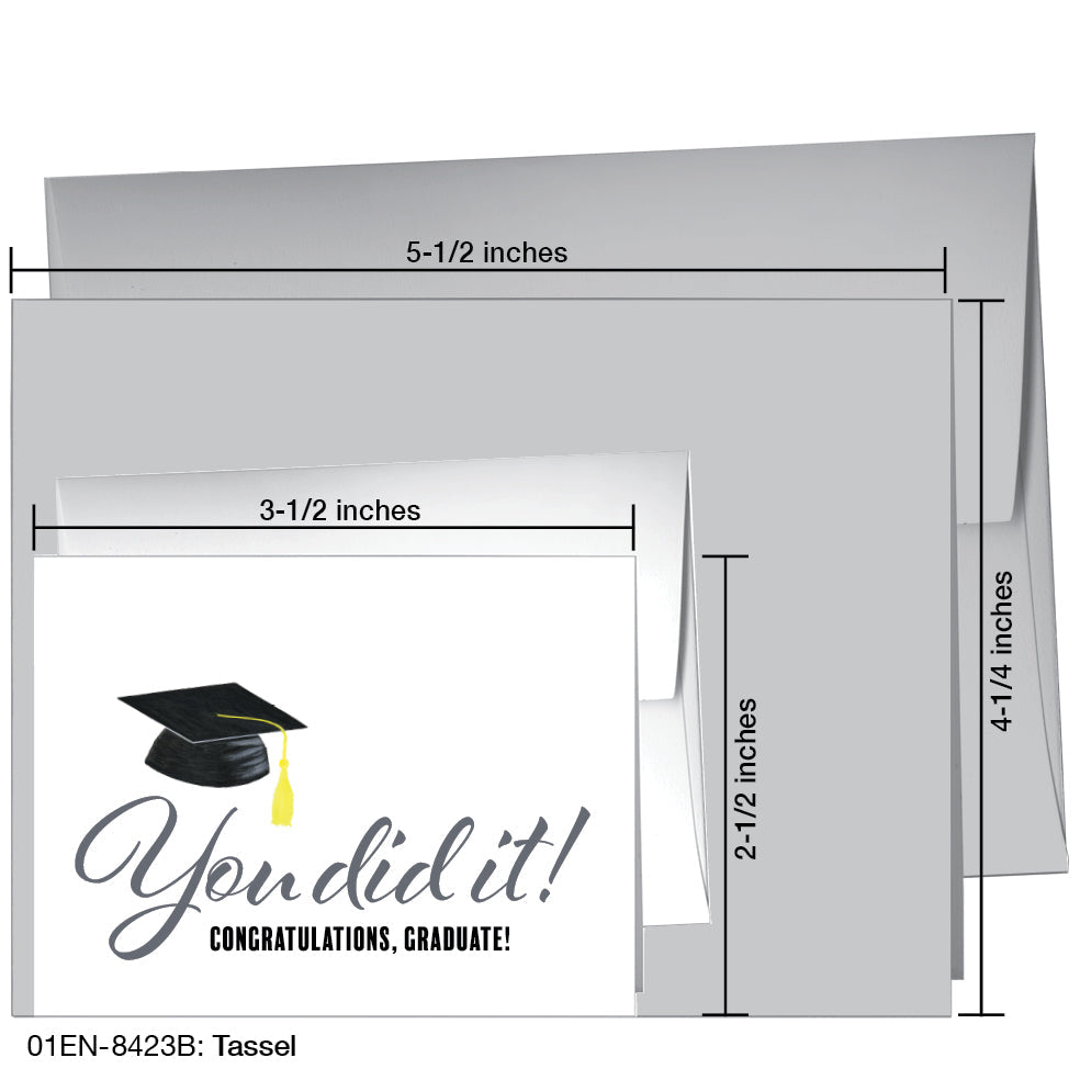 Tassel, Greeting Card (8423B), Enclosure, www.printedcanvas.com